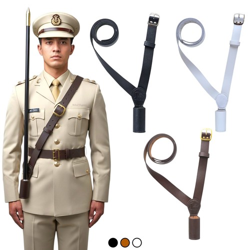Flag pole holder cross belt - holder,