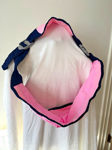 Pink navy blue padded - pink,