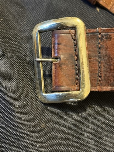 Leather flagpole bell lyre - or,